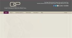 Desktop Screenshot of calverleydental.co.uk